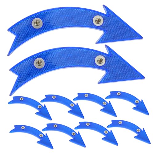 GALPADA 10個入り自転車ホイール反射板 防水 高視認性の矢印型スポーク反射器 夜間走行用サイクリング アクセサリー マウンテン ロードバイ