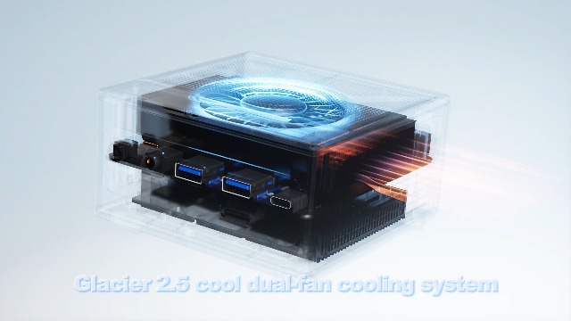 AOOSTAR GEM10 Mini PC Ryzen 7 7840HS, 32GB LPDDR5 RAM 1TB
