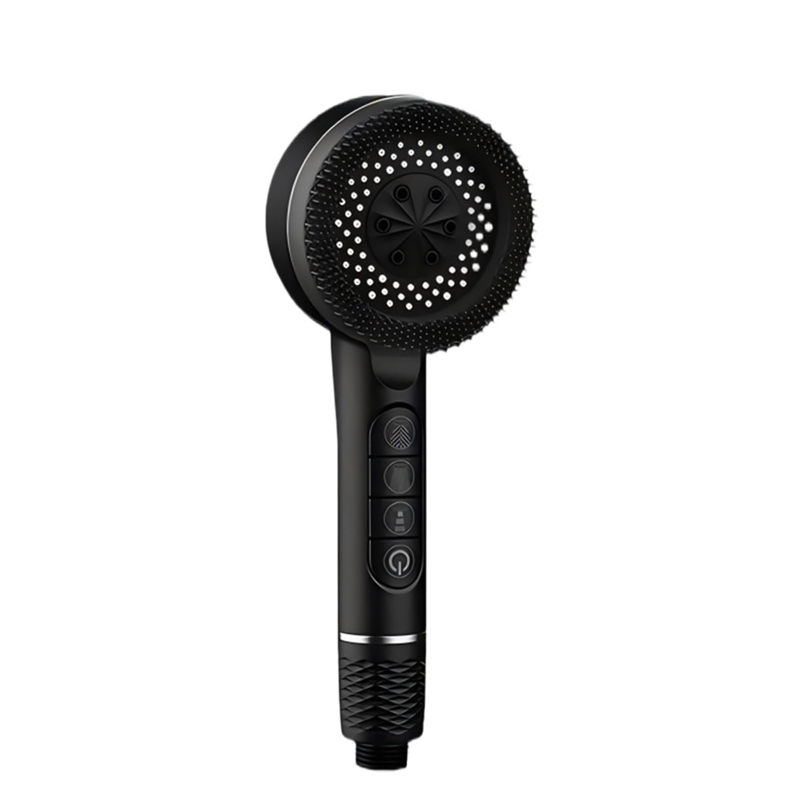 4-Modus-Handbrause mit Hochdruckfilter(Black Shower Head)