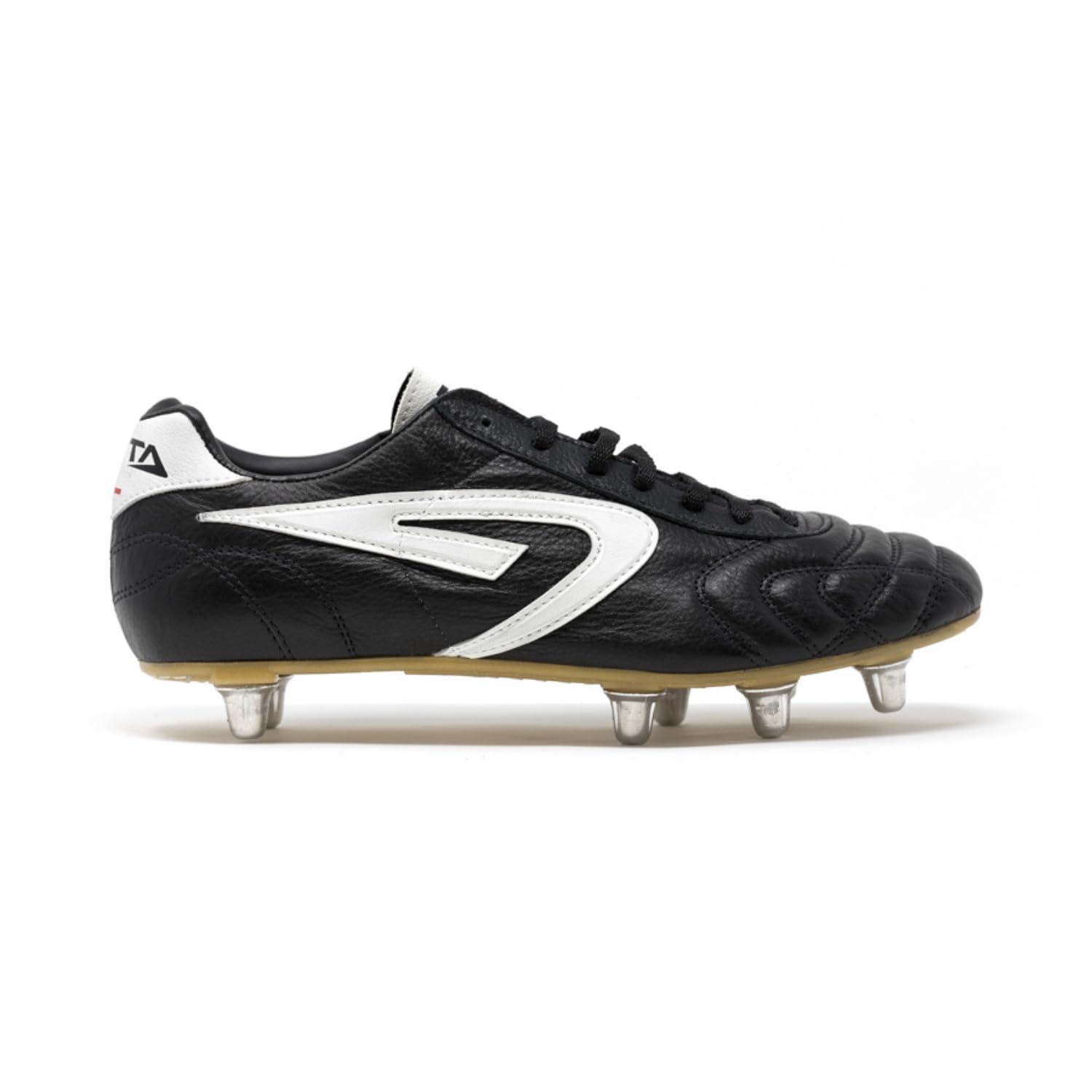 Scatto Rugby Negro - Botas de Rugby de Piel de Canguro Natural - Negro