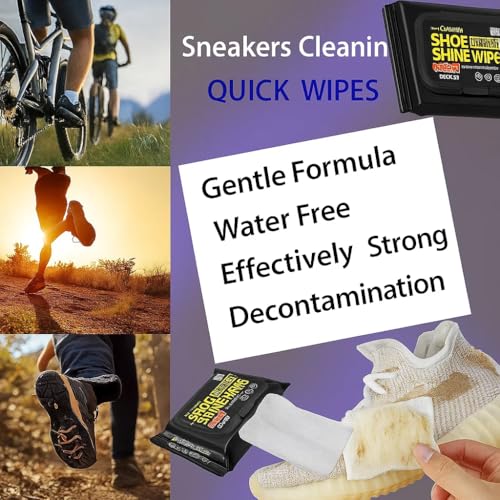 Image of adbeni Shoe Shine Wipes | Quick Sneaker & Shoe Cleaner | Cleaning Wet Wipes for Canvas, Rubber & Synthetic Shoes | Removes Dirt, Dust & Stains | Travel-Friendly, Gentle Formula