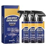 Quick Effect Coating Agent for Car, 2026 Neu 3 in 1 Hoch Schutz Schnelles Auto-Beschichtungsspray, Advanced Car Quick-acting Coating Agent Spray, das Reparatur, Schutz und Aufhellung Vereint (3PCS)
