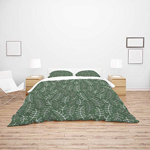Parure de lit gris argenté chic en polyester ultra doux - 4