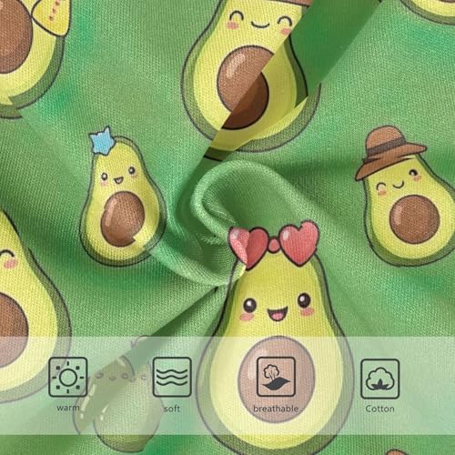 Cute Cartoon Avocados Green Toddlers Underwear Floral 2t Cotton Panties Little Girl Designer Kids Undies Briefs3