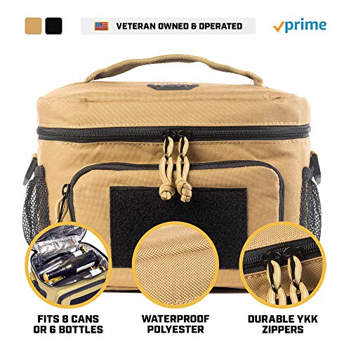 High Speed Daddy 10mm Thick Insulated Adult Lunch Bag - Leak Proof for Hot & Cold Temperature - Tactical Style Easy To Clean, Durable & Water-Resistant - Sturdy Handle, Strap, & Pockets - Men & Women - Thumbnail 3