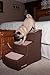 Pet Gear Easy Step III Pet Stairs, 3 Step for Cats/Dogs, Removable Washable Carpet Treads, for Pets Up to 150lbs, No Tools Required, Available in 6 Colors