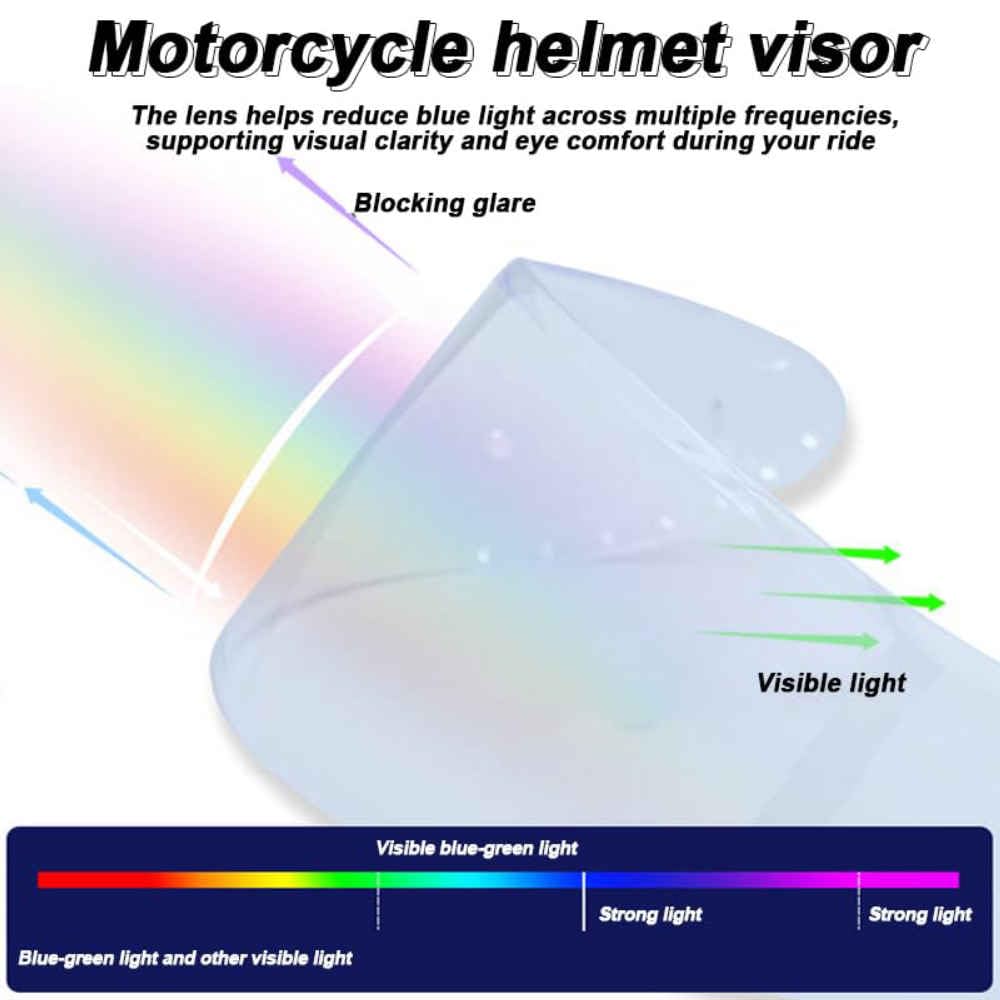 Visera Casco Moto para KRE Plus MT KRE+ MT-V-29 MT V 29 | Anti UV Casco de Lente Repuesto Protección Tintada Motocicleta Visera Accesorios,normal-B Light Black