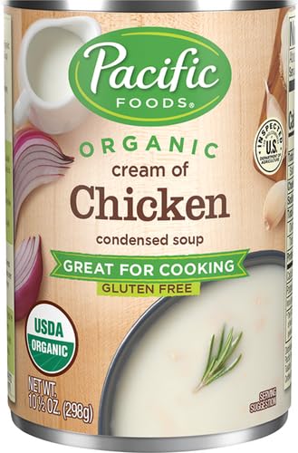 Image of Pacific Foods Organic Cream of Chicken Soup, 10.5 oz Can (Pack of 2)