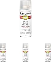 Vista 90 de Rust-Oleum 7776830 - Pintura en aerosol para prevención del óxido, 12 onzas, negro plano