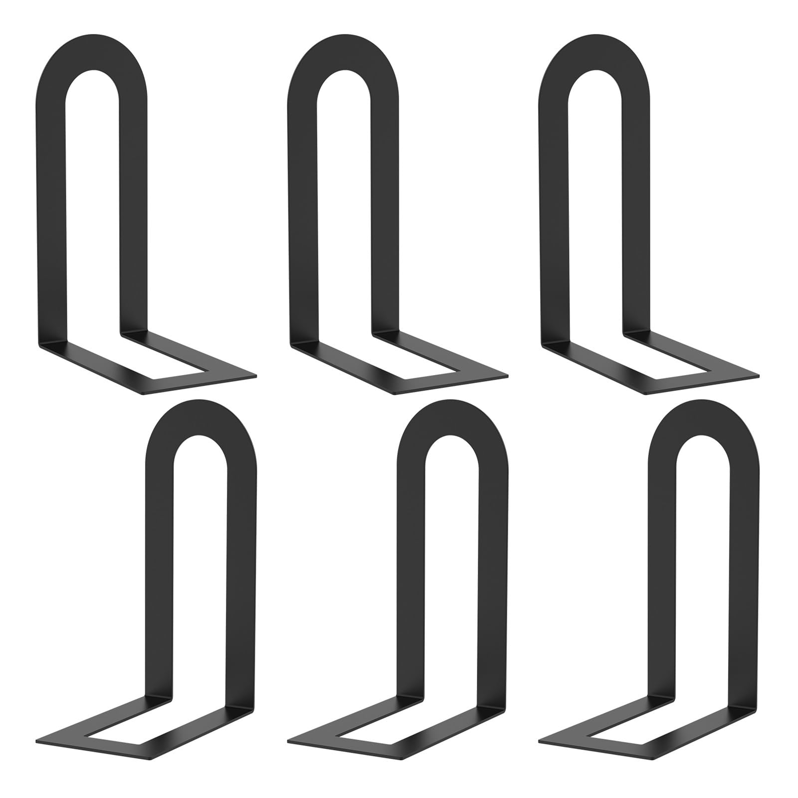 Desktop Bookends 2pcs Metal Bookends L Shaped Thickened Book Ends Stoppers Supports Desk Bookshelf Desktop Decor Shelves Office Storage for Book Storage