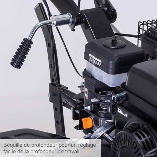 Motobineuse Scheppach MTP750 – Moteur Thermique 4,2 kW, Largeur de 750 mm - vue 9