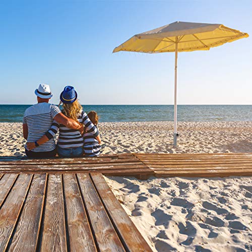 Sonnenschirmhalter Relaxdays Rasendorn mit Griff für Strand und Garten