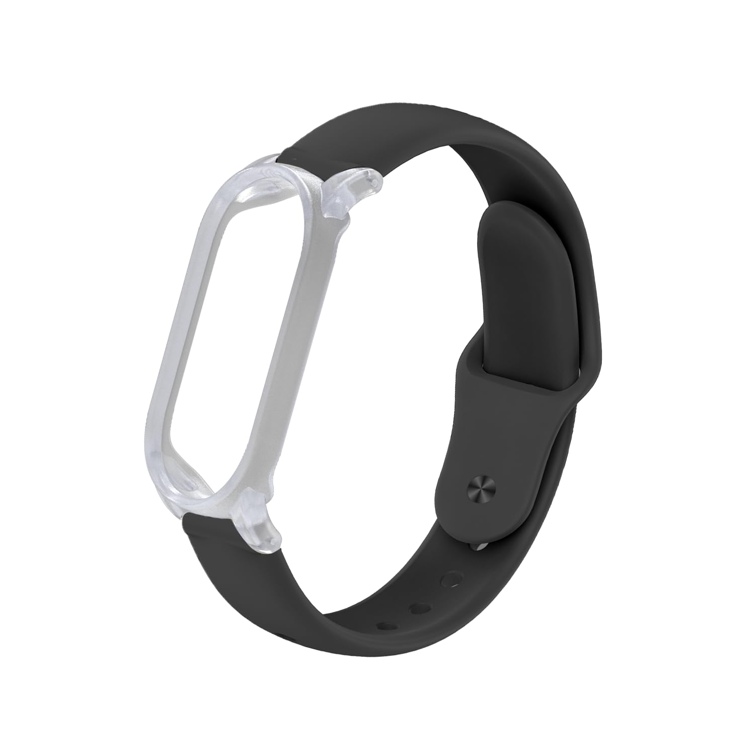 TUDIA Étui PC à Clipser Bracelet en Silicone réglable pour PLAUD NotePin AI Noir