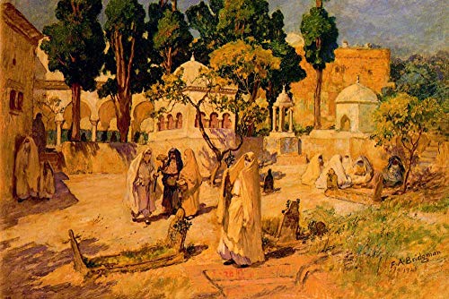 Peintures à l'huile de la ville arabe de Bridgman pour sublimer un grand séjour