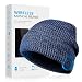 Bluetooth Beanie Hat Headphones Headset, Wireless 4.1 Connection Siri Voice Control Built-in HD Stereo Speakers & Microphone, Knit Cap for Running, Outdoor Sports, Women Men (Blue)