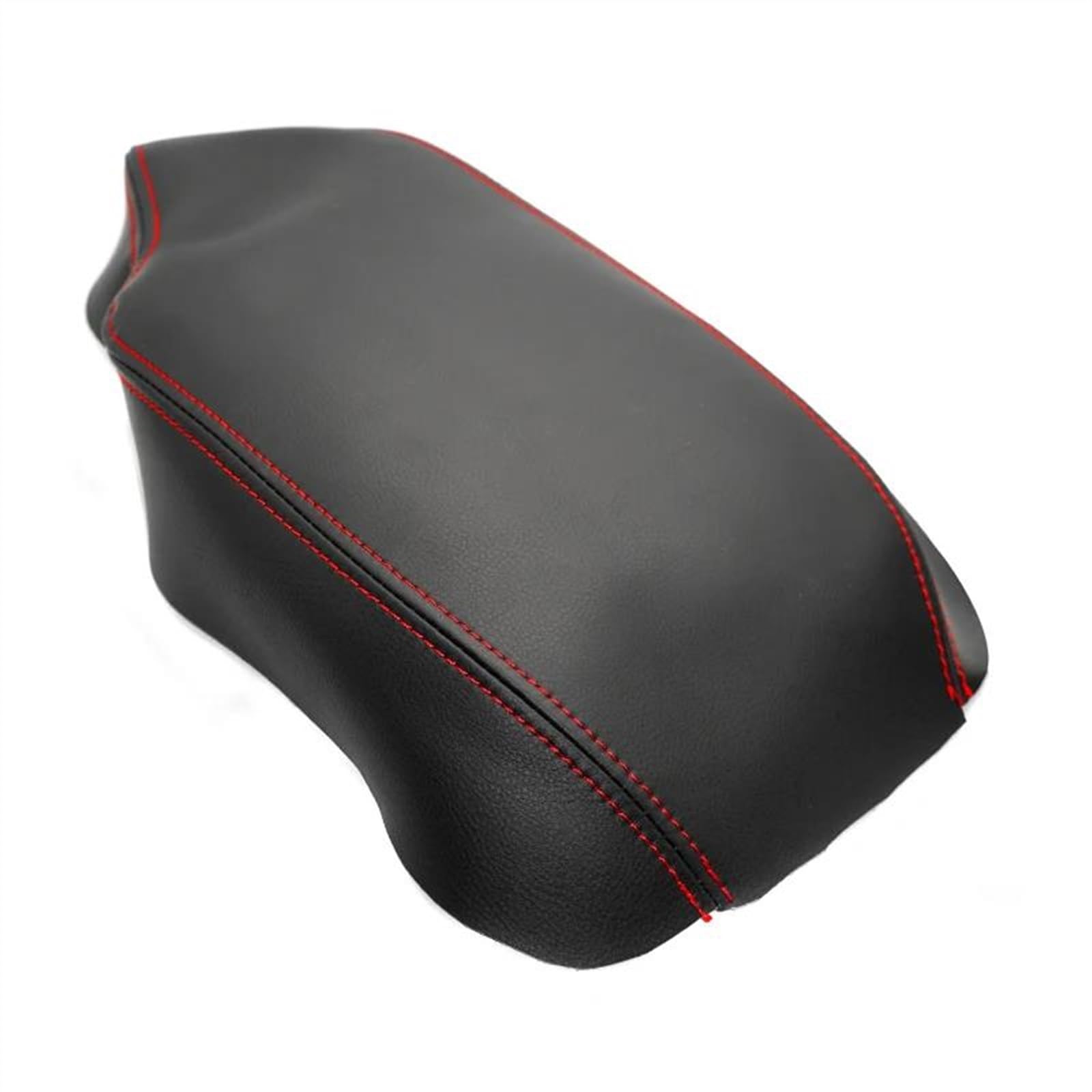 Hjkdsz Lhd Black With Red Storage Cover Car Accessories Microfiber Leather Center Console Lid Armrest Box Cover Sticker Trim For 3 Series F30 2013-2018(Lhd Black With Red)