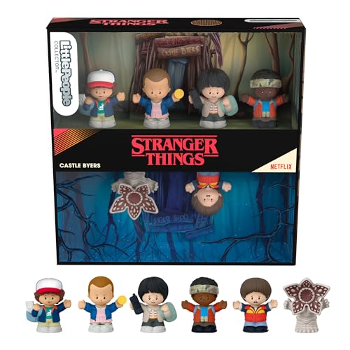 Little People Collector Figura de Juguete Set de Stranger Things Castillo Byers para niños de 13 años en adelante