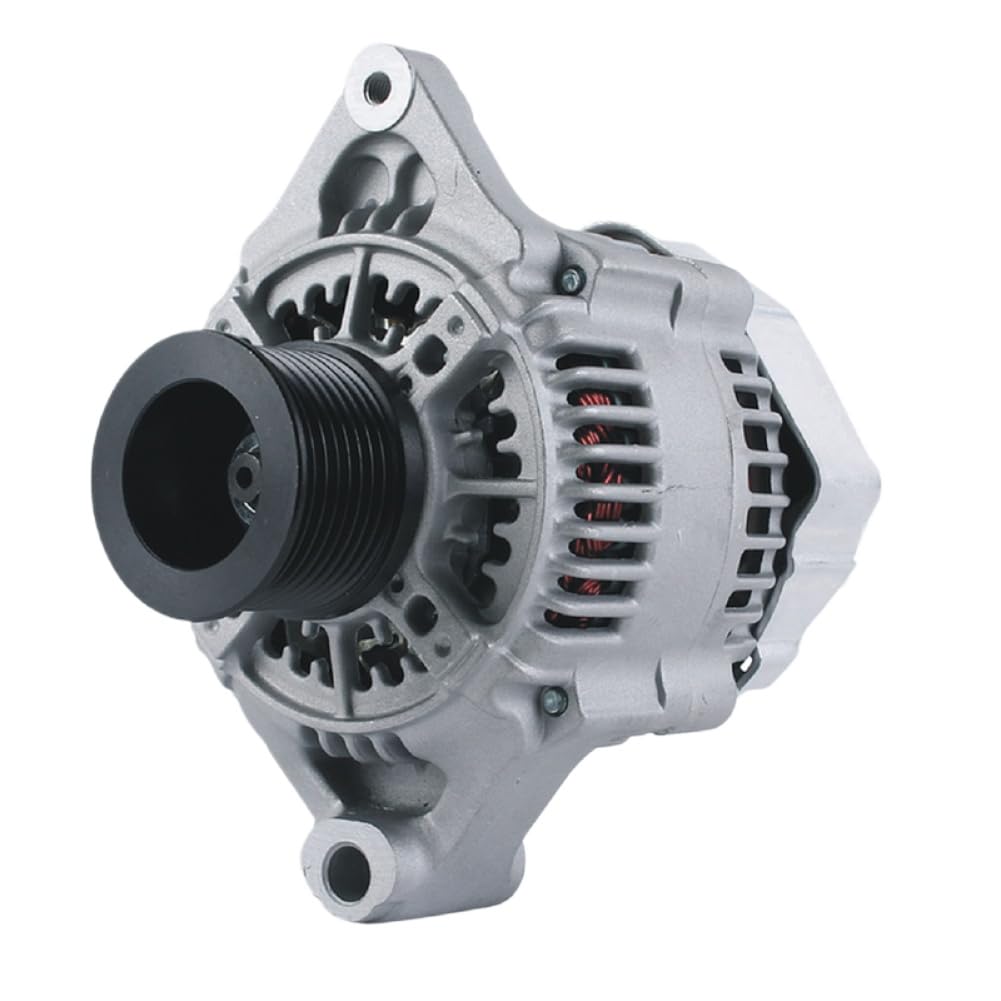 Alternador ATG19942 compatible con retroexcavadora Case 580M Serie III y 445T M3 - Reemplaza RE509080, 84254289, 84416587