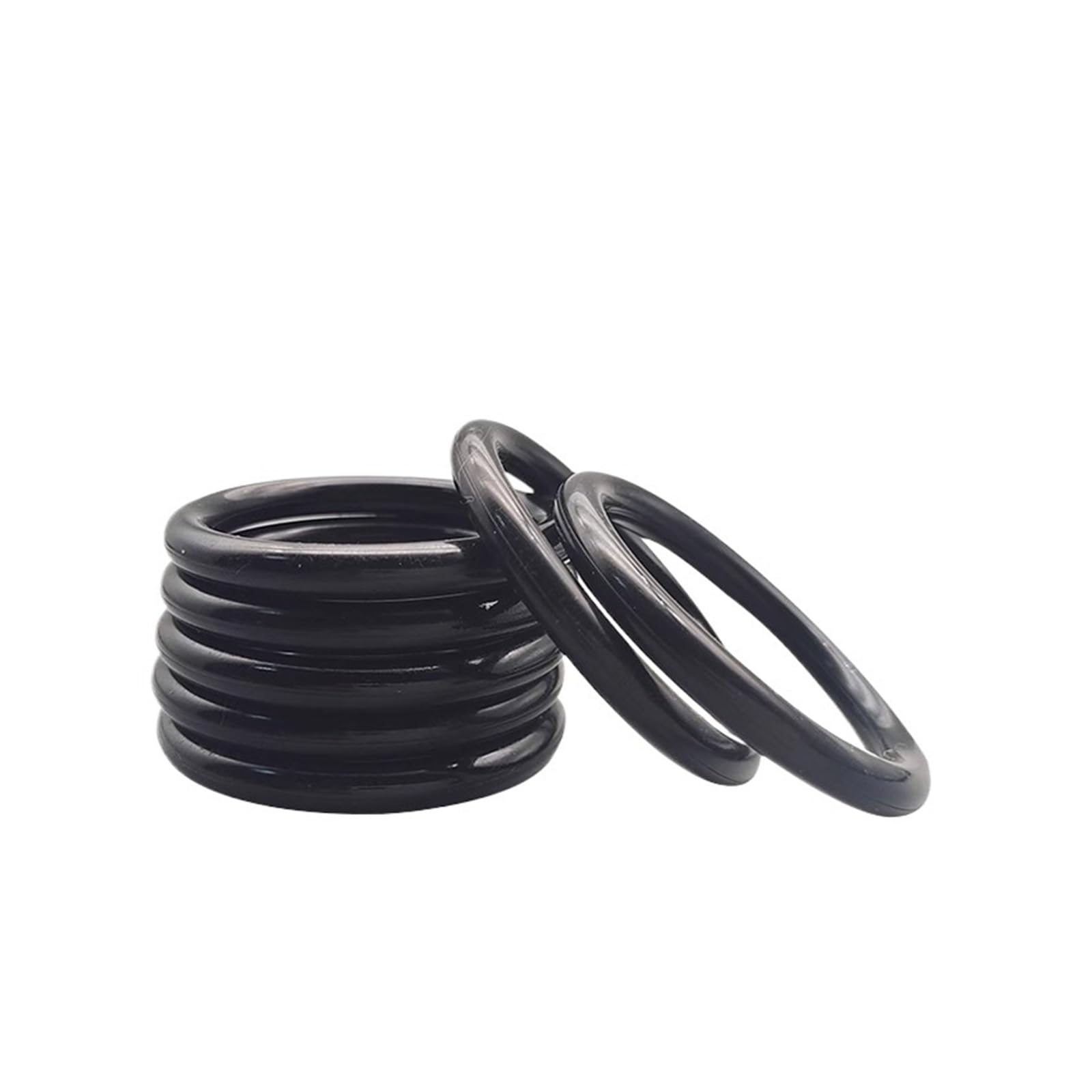 Junta tórica de caucho, arandela de sellado, junta tórica NBR, junta de caucho de nitrilo butadieno negro, redonda, tipo O, resistente al desgaste, arandela de sellado impermeable, CS, 6 mm de diámetr