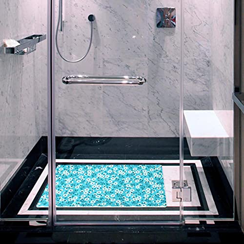 Tapis de bain antidérapant contre les glissades avec ventouses PVC - 6