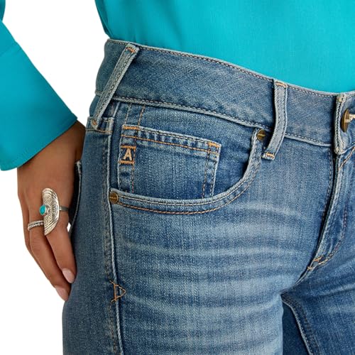 ARIAT Women's Arrow Fit Perfect Rise Lili Boot Cut Jeans3