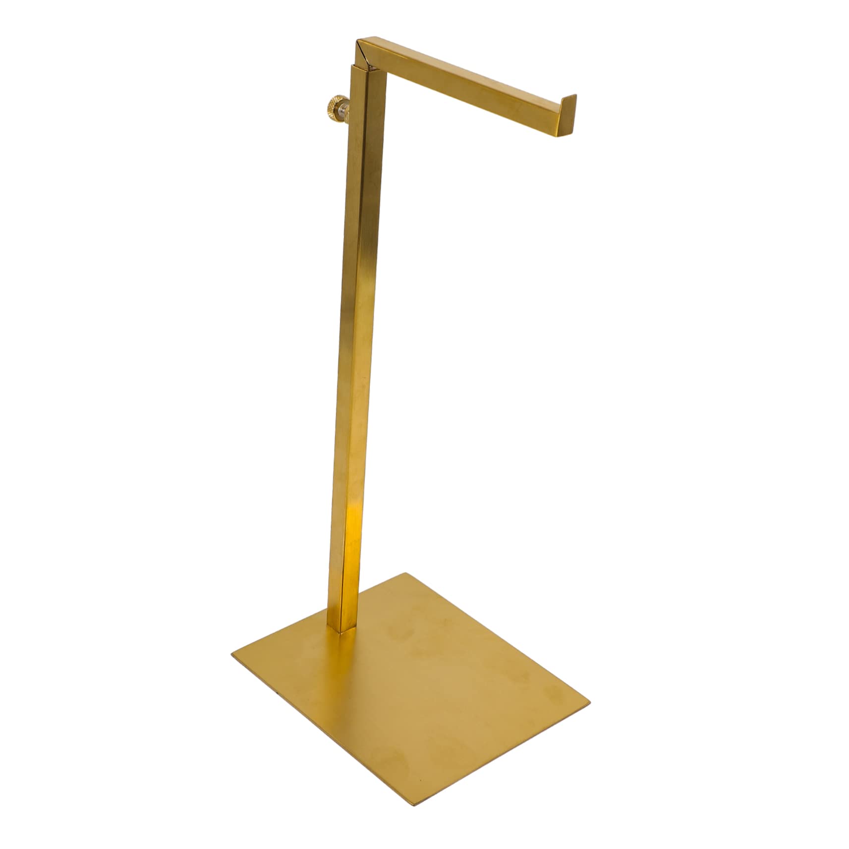 Soporte de exhibición vertical para bolsas y ropa, 4 perchas de metal para bolsos, bolsos, carteras, corbatas y bolsas de mensajero, organizador de armario y estante de almacenamiento