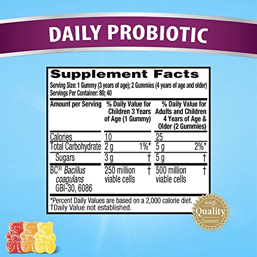 Digestive Advantage Adult & Kids Probiotic Gummy Bundle - Adult Daily Probiotic Gummies For Men & Women (80Ct Bottle) & Kids Daily Probiotic Gummies (80Ct Bottle), For Digestive & Immune Support #TOP5