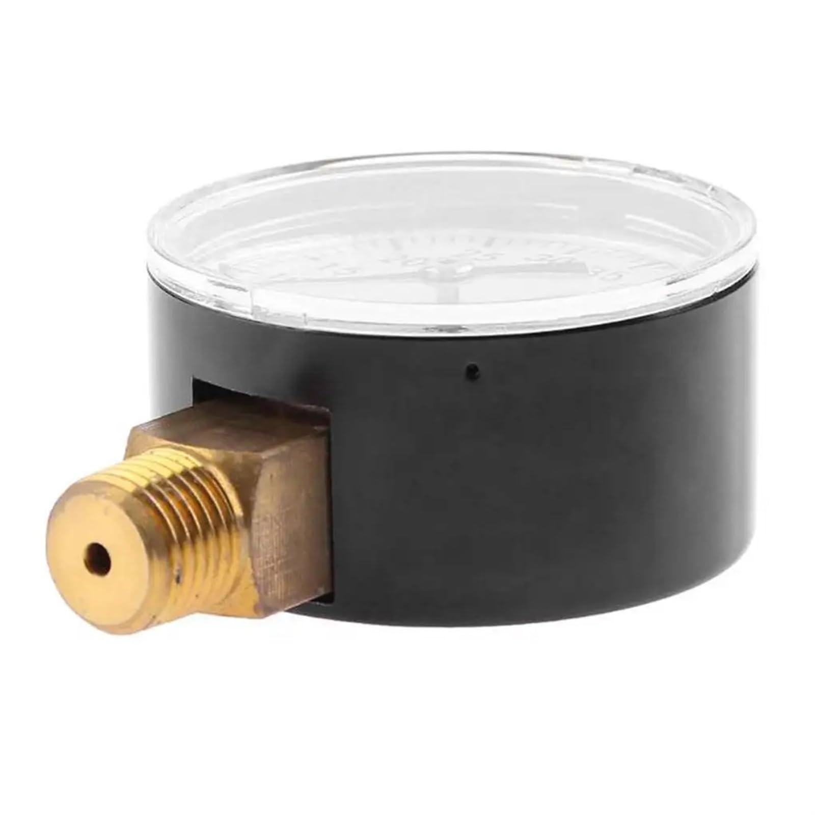 Vakuum-Manometer, 0–60 PSI, Mini-Manometer, Zifferblatt, Wasser, Öl, Luft, hydraulischer Druckprüfer, Messgerät, 1/4 Zoll NPT-Gewinde, Luftkompressor-Messgerät