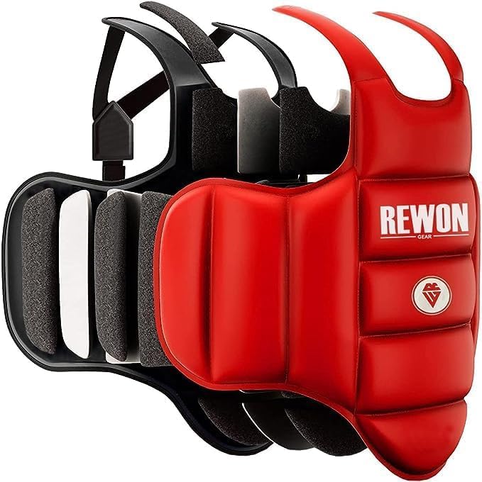 Plastron de Boxe, Corps Garde de la Poitrine Protecteur Parfait pour Sports de Combat Kickboxing, MMA Muay Thai Taekwondo,Plastron Boxe Unisex