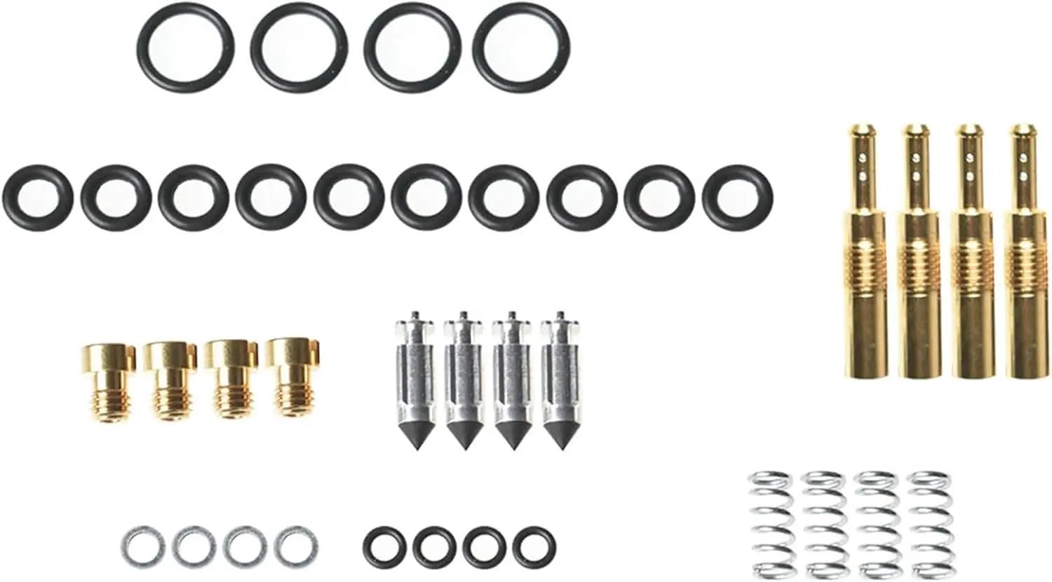 Kit revisione completo motore Adatto per Honde CBR900RR CBR 900 RR SC33 BJ 1996-1999 4 pezzi Kit di riparazione carburatore Carb Set di ricambio Kit Guarnizioni per motore