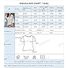 Canikat Women's Fashion Fall Bell Long Sleeve Button Down Tops V Neck Lace Hem Basic Tee Shirts Chiffon Flowy Blouses Black L