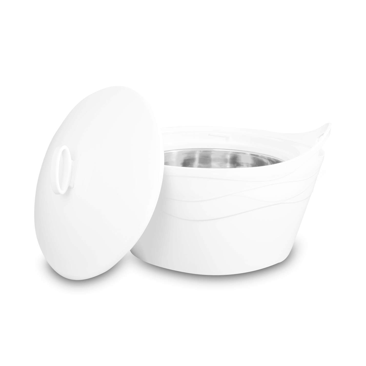 BEM Thermoschüssel mit Deckel, Edelstahl Thermobehälter für Essen 5L | Warmhaltebehälter, Thermos Essensbehälter, Thermobox Schüssel