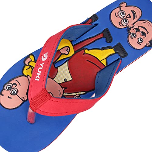 Image of YUKI Unisex - Child, Kids Flip-Flop |Soft, Comfortable, Indoor & Outdoor Cartoon Slipper & Chappal