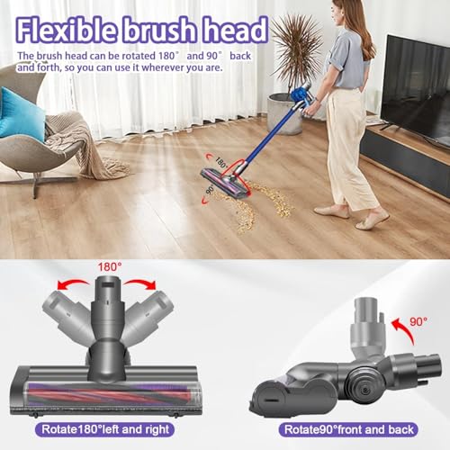 Brosse pour Dyson V6 et DC62 de remplacement motorisée pour sol - 6