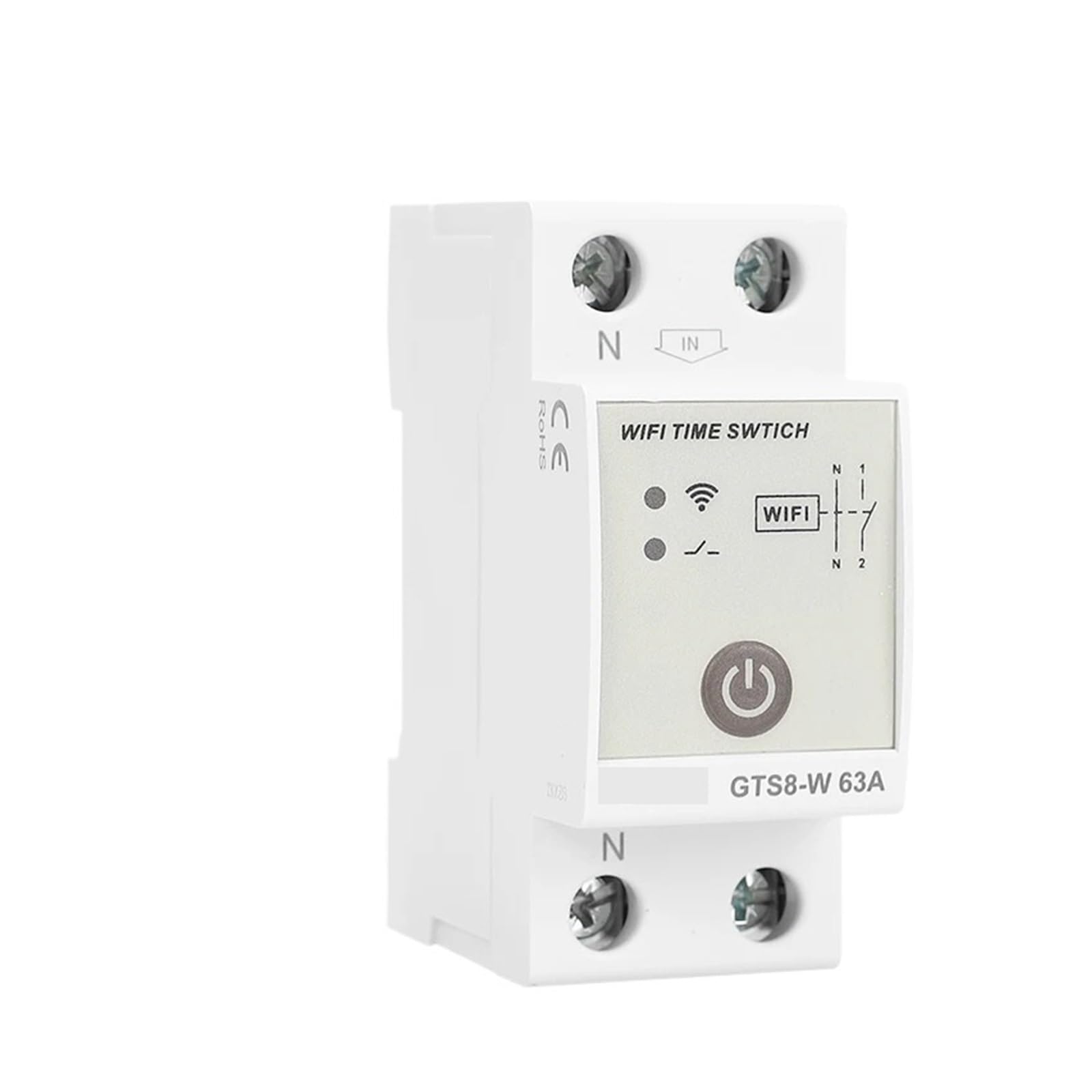BALYDLUL GTS8-W Time Relay Control by AC220V 2P 4P 32A 40A 63A 80A(40A)