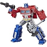 [Aktionsdiagramm – einfacher Umbau] Es ähnelt dem Optimumprime-Spielzeug, mit flexiblen Gelenken. Dem Spielzeugpaket liegt eine Umbauanleitung bei, sodass Sie einen Roboter ganz einfach in ein Auto umbauen können.