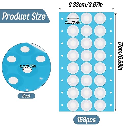Image of Synthetic Filter Paper Stickers 168 Pcs 20 mm 0.25 m Filter Disc Mushroom Applied Under Wide Mouth Jar Lid for Mushroom