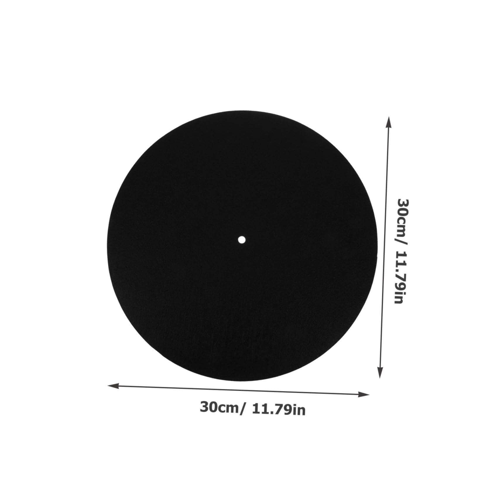 GALPADA 6 pcs Vibration Platter Pads Non Skid Turntable Mats for Vinyl Record Players Felt Material Thick Reduce Noise Vibration