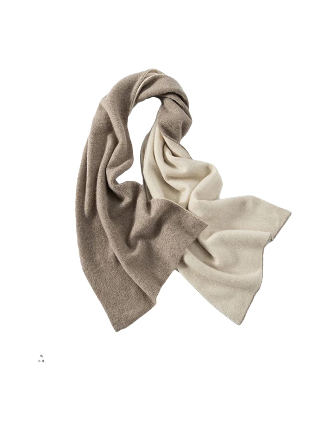 Bufanda de cachemira de punto suave y cálida de invierno de color liso para mujer, chales de dos lados