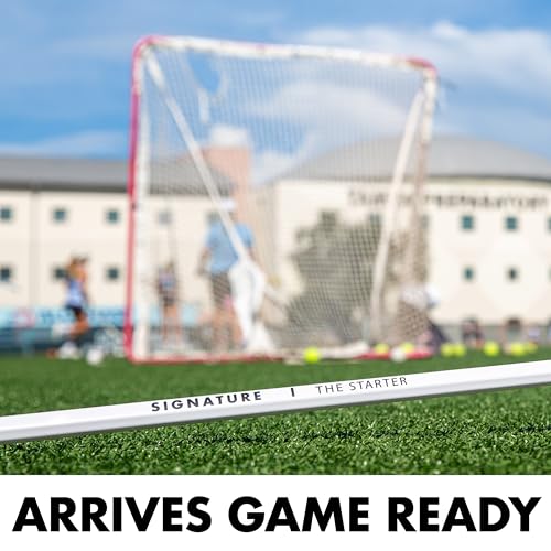 The Starter - 19.5" Mini Complete Lacrosse Stick for Beginners - PVC Plastic Shaft Perfect Fiddle Stick by Signature Lacrosse by Signature Lacrosse - Image 2