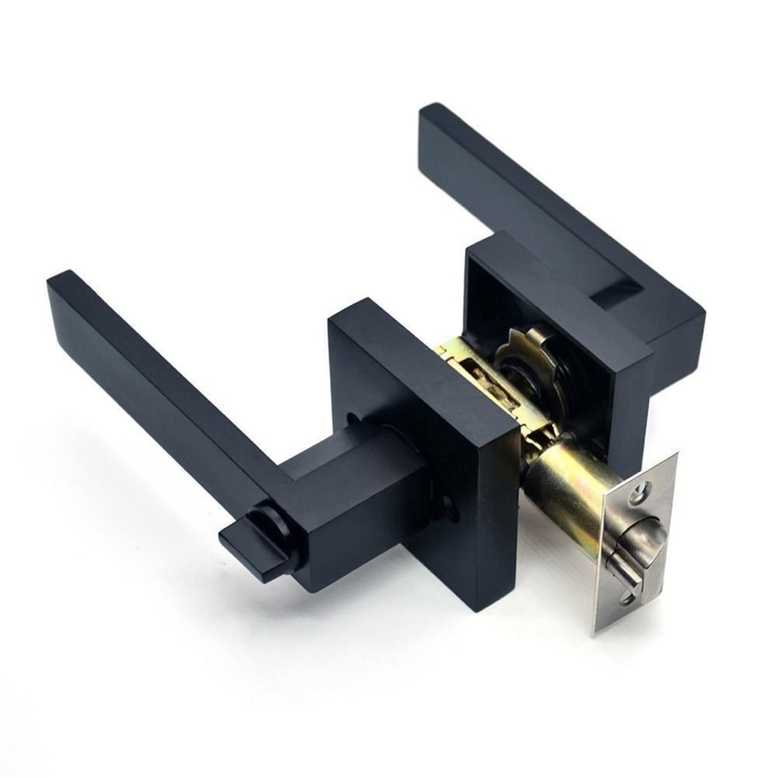 SFJSFIMQ Door Handle Door Handle Locks for Interior Doors with Core/Latch, Heavy-Duty Door Lock Handle Set, Safety Door Lock Accessories Door Locks