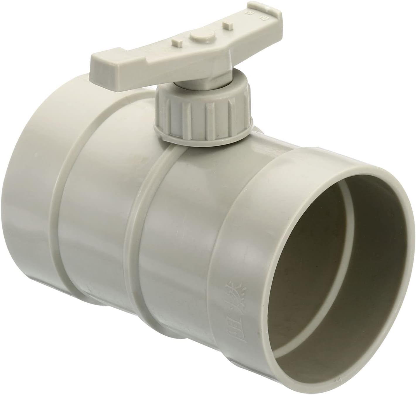 3" HVAC Duct Manual Volume Damper, PP Adjustment Flame Retardant Airflow Backdraft Damper Control for HVAC Air Balancing System, Beige