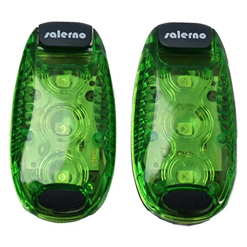 Salerno(サレルノ) LEDクリップライト 日本語説明書付き グリーン２個セット
