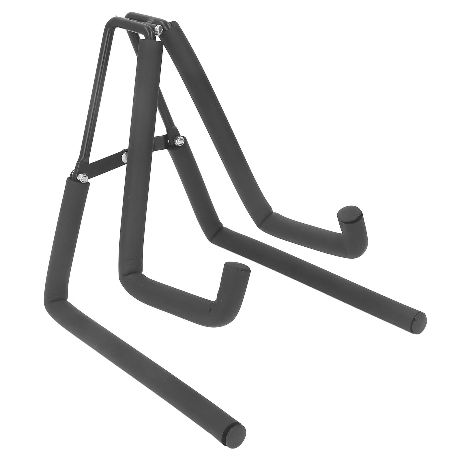 Espositore Pieghevole per Strumenti Musicali con Supporto in Spugna Antiscivolo, Supporto per Pavimento, per Chitarra Ukulele, Banjo, Mandolino, Violino