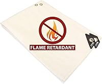 Vista 1 de Lona ignífuga resistente al fuego (6 x 10 pies)