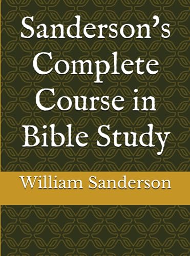 Bild: Sanderson's Complete Course in Bible Study f�r 14,68 EUR bei amazon.de