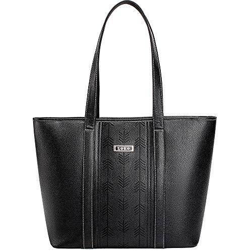 Lekebaby Diaper Bag Tote Large Handbag Diaper Messenger for Mom and Girls Black, Arrow Print