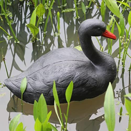 Yardwe Floating Swan Decoys Floating Fake Swans, Plastic Lifelike Decoys To Deter Geese, Swan Statue Decor Pond Bird Ornament Pond Goose Duck Duck Sculpture #TOP1