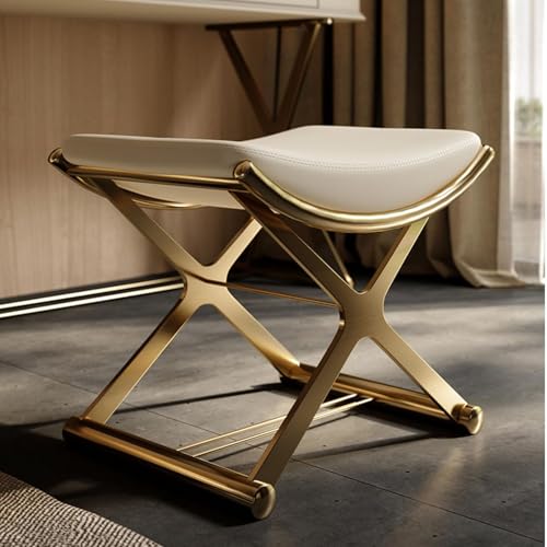 Pouf multifonctionnel rembourré pour assise de maquillage stable - 4