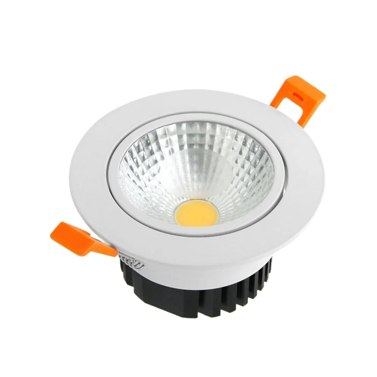 Możliwość przyciemniania LED typu Downlight AC 110V 220V reflektor 6/9/12/15W oprawy wpuszczane sufitowe COB ciepły biały/naturalny biały/biała łazienka